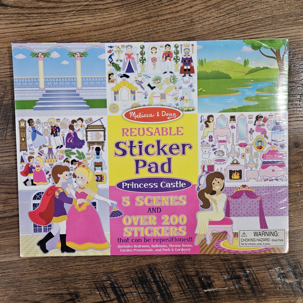 Melissa & Doug Princess Castle Reusable Sticker Pad